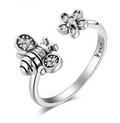 Prste� v�ela PN02, strieborn�