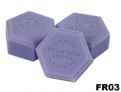 Franc�zke medov� mydlo v tvare v�elej bunky, 100g - s levandu�ou