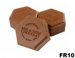 Franc�zke medov� mydlo v tvare v�elej bunky, 100g - s �okol�dou