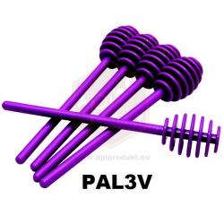 Pali�ka na med plastov�, fialov�