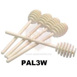 Pali�ka na med plastov�, biela