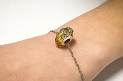 Kor�lka na n�ramok v�ela KN03, strieborn�-1