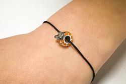 Kor�lka na n�ramok v�ela KN04, strieborn�-1