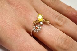 Prste� v�ela PN03, strieborn�-1