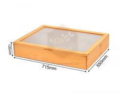 Sol�rna voskotopka s dreven�m korpusom, pozinkovan�